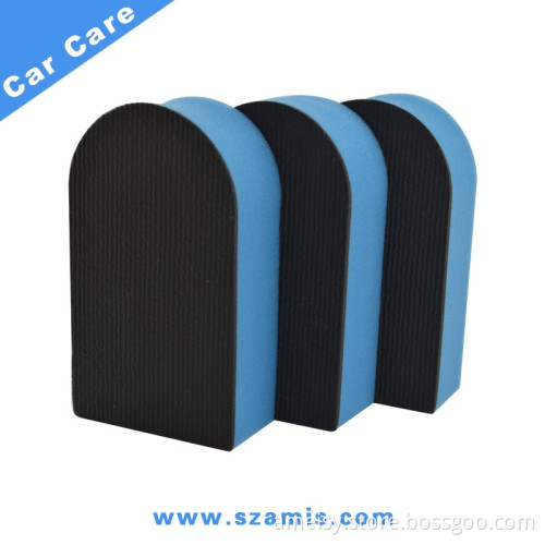 China Manufacturer Car Wash Magic Aluminum Nano Clay sponge Polishing Wax Applicator Pads for Car